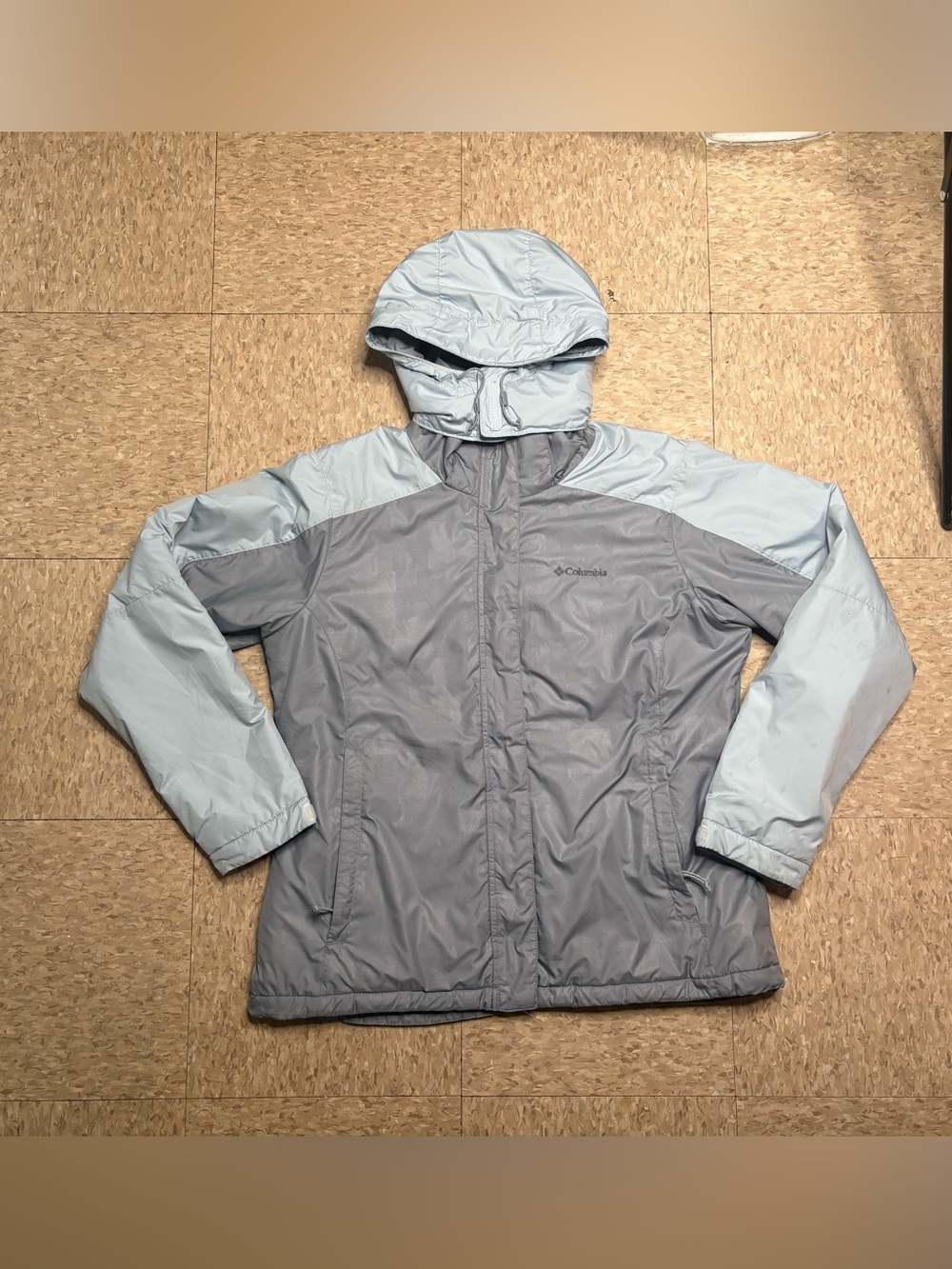 Columbia Sportswear Women’s Size L Ski Lined Jacket 2 in1 Jacket hood RN 69724